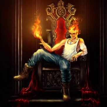 «Nunca digas ese nombre cuando estoy cerca», dice Satanás enojado.
