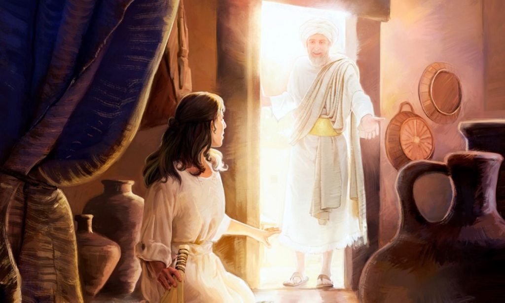 Cómo rezan los ángeles de Dios.