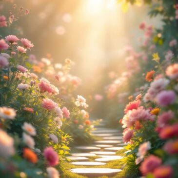 La belleza y variedad de las flores en el cielo te abrumarán.